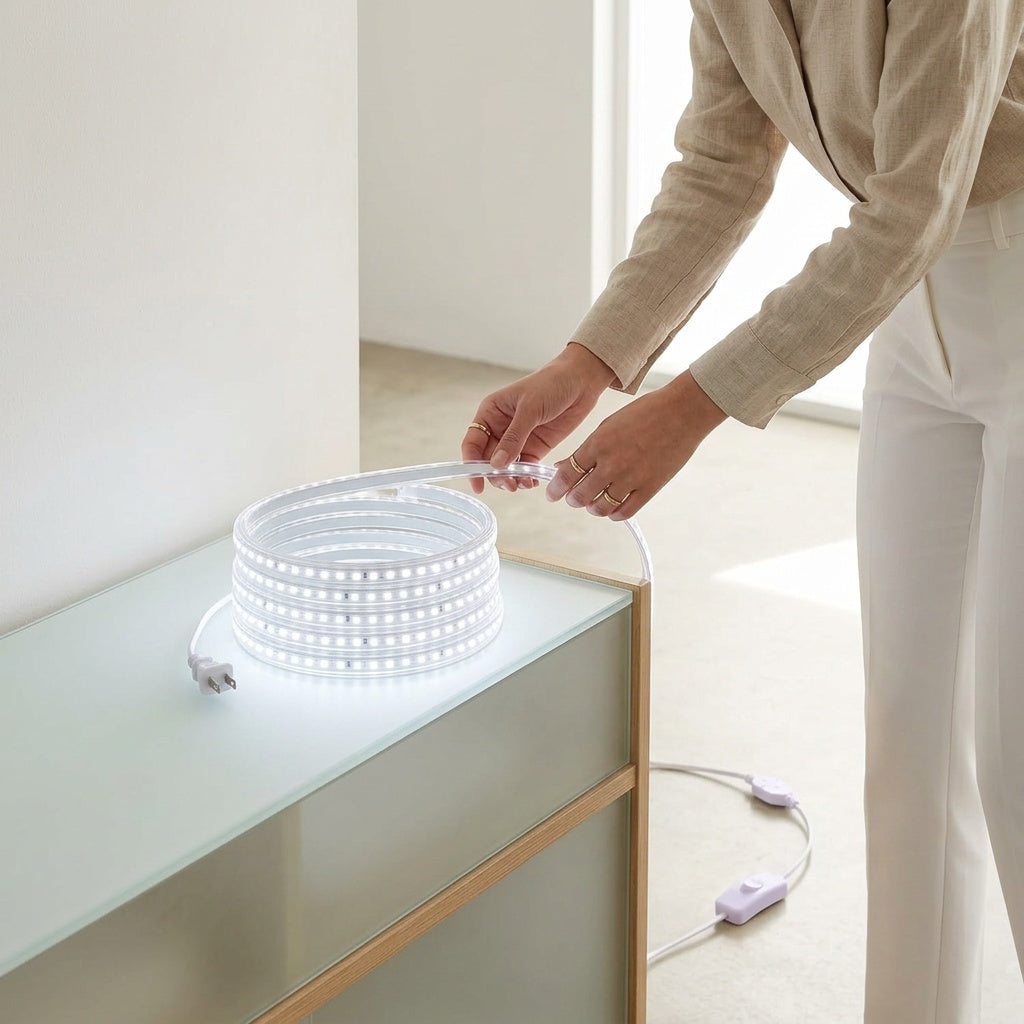 Dense LED spacing means full glow